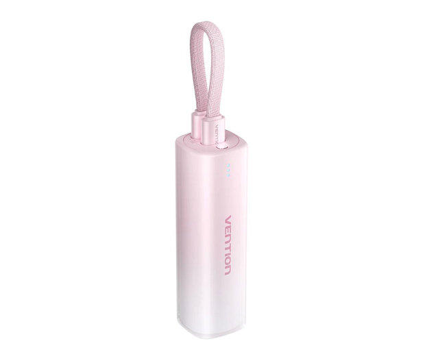 Vention Powerbank 20W PD USB-C Lightning 5000 mAh różowyi gradient - 1543377 - zdjęcie